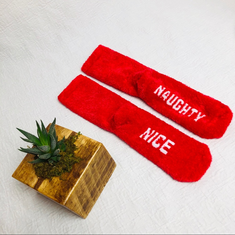 PINK Victoria Secret Naughty & Nice Socks